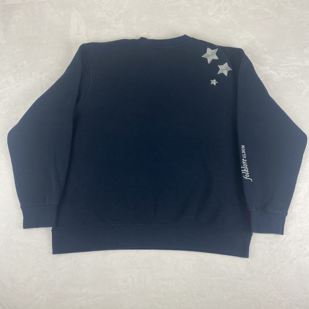 Taylor Swift Folklore Graphic Sweater Adult Extra Large Black Sweatshirt - Picture 2 of 7